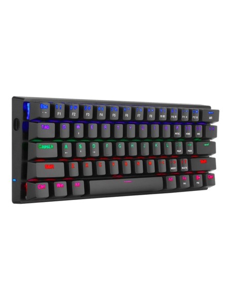 TECLADO T-DAGGER ARENA BLACK (T-TGK321-BR SP) GAMING| SWITCH BROWN | RETROILUMINACION RAINBOW