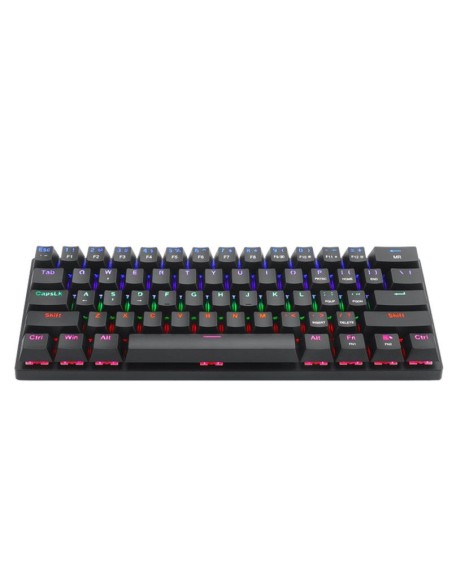 TECLADO T-DAGGER ARENA BLACK (T-TGK321-BR SP) GAMING| SWITCH BROWN | RETROILUMINACION RAINBOW