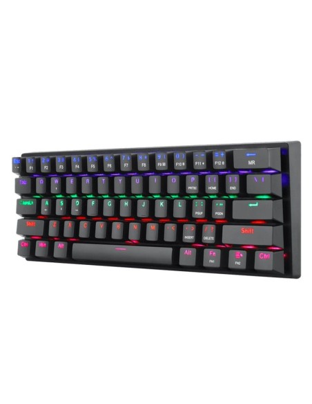 TECLADO T-DAGGER ARENA BLACK (T-TGK321-BR SP) GAMING| SWITCH BROWN | RETROILUMINACION RAINBOW