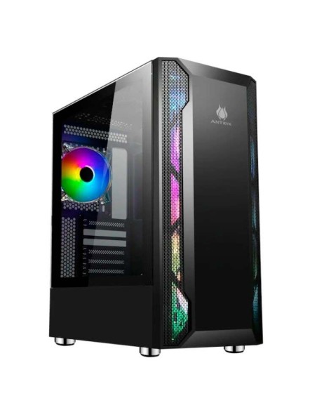 CASE ANTRYX RX 430U BLACK ( AC-RX430UK-600CP ) B600W | PANEL DE VIDRIO | LED-ARGB