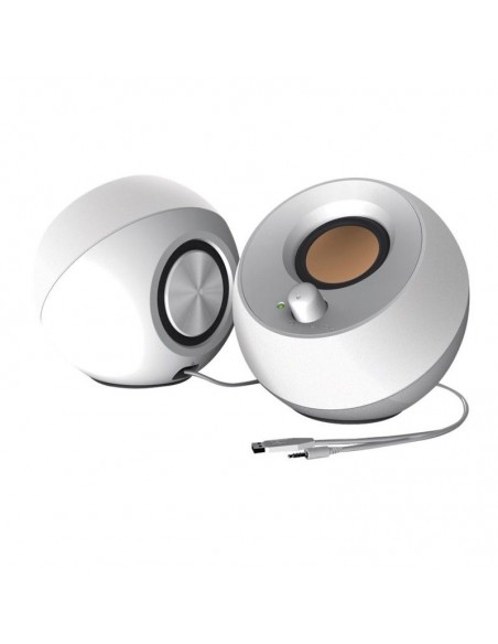 PARLANTE CREATIVE PEBBLE WHITE 4.4W 2.0 USB 3.5MM (06MF168000010)