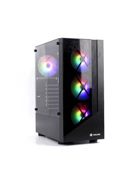 CASE GAMER HALION DRAGON CR15 ( CR15 ) 500W | VIDRIO TEMPLADO | LED-RAINBOW