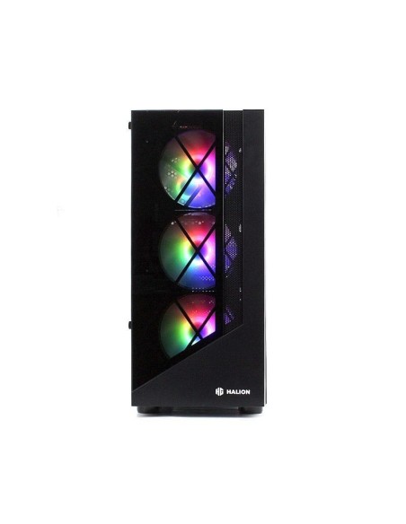 CASE GAMER HALION DRAGON CR15 ( CR15 ) 500W | VIDRIO TEMPLADO | LED-RAINBOW