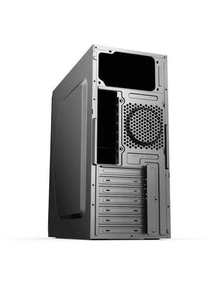 CASE GAMBYTE GLAUCO GI GLAUCO 600W NEGRO 1 PANEL ACRILICO LED ROJO