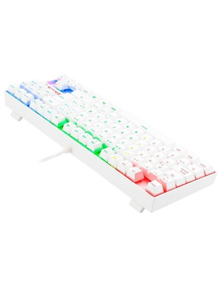 TECLADO GAMER REDRAGON KUMARA (K552W-RGB SP-RED) WHITE | SWITCH RED | LED-RGB
