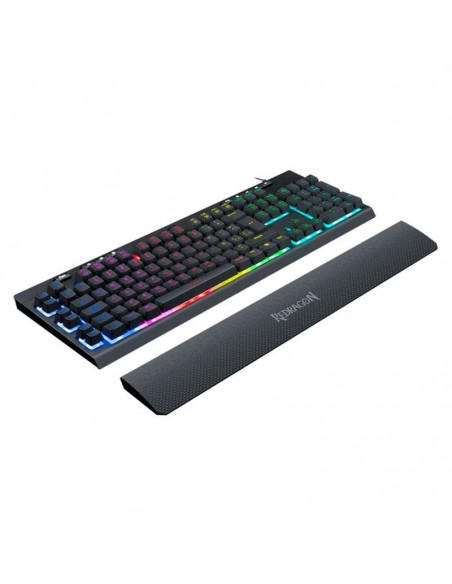 TECLADO GAMER REDRAGON SHIVA BLACK ( K512-RGB ) SEMI-MECANICO | LED-RGB