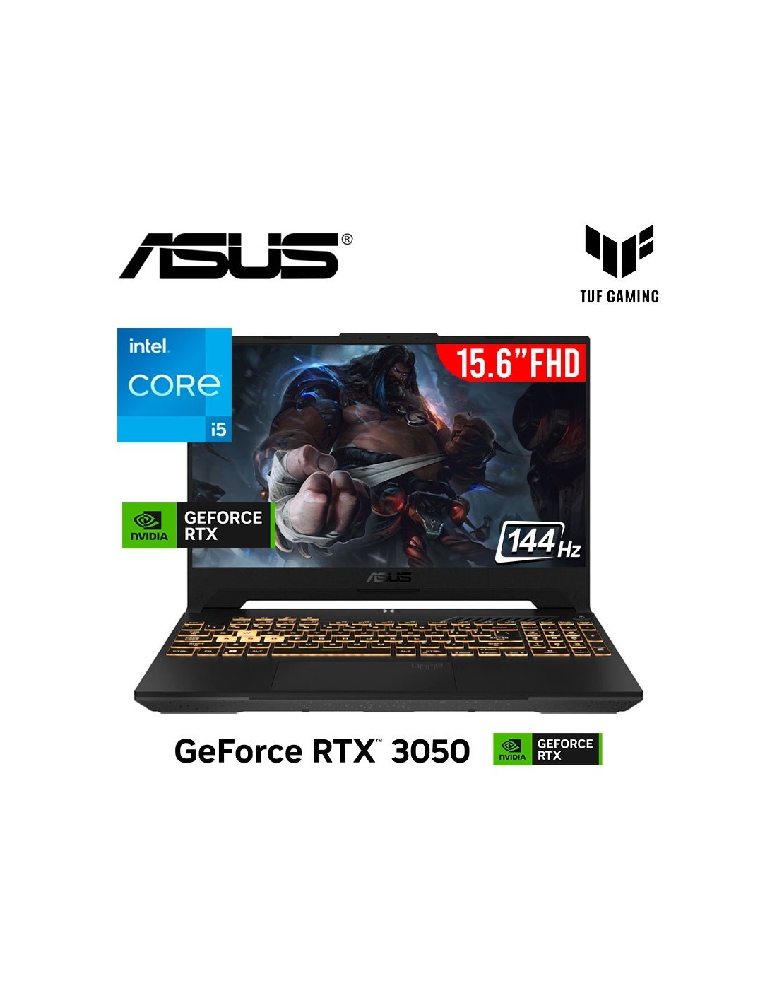 PC Portable Gamer ASUS TUF Gaming A17 – 17,3'' – AMD Ryzen 5 – 32 Go RAM – Occasion