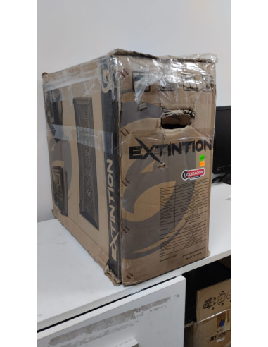 CASE GAMBYTE EXTINTION S/ FUENTE / NEGRO / 1 PANEL