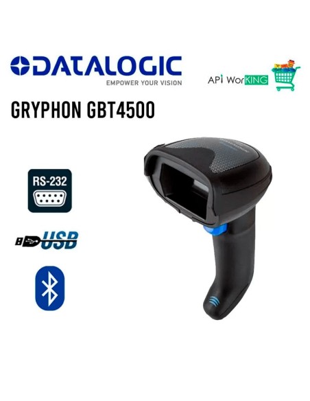 LECTOR DE CODIGO DE BARRA DATALOGIC (GRYPHON GBT4500) IMAGER 2D - WIRELESS - BT - CARGA INALAMBRICA