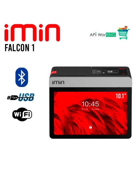 ALL IN ONE IMIN FALCON 1 OCTA-CORE 4GB 32GB ROM 10.95" ANDROID - IMPRESORA 80MM - WIFI - BT