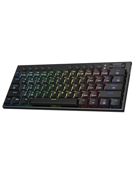 TECLADO GAMER REDRAGON HORUS MINI PRO ( K632RGB-PRO RED ) SWITCH RED | WIRELESS - BT | LED-RGB
