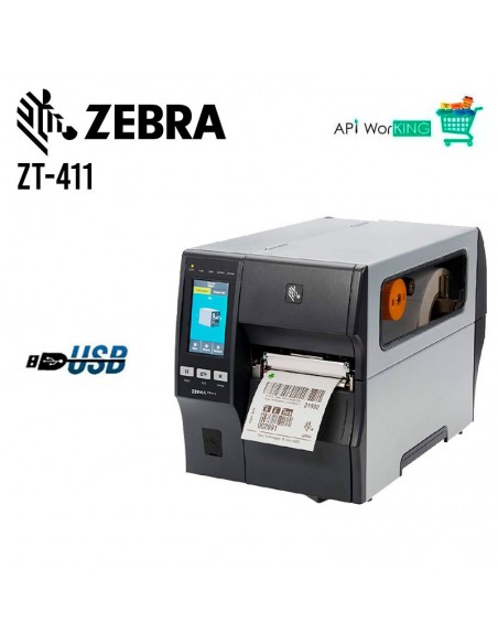 IMPRESORA DE ETIQUETAS ZEBRA ZT411 USB - ETHERNET