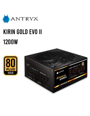 FUENTE DE PODER ANTRYX 1200W KIRIN GOLD EVO II (CSZ1200V5) 80 PLUS GOLD | PCIE 5.0| MODULAR
