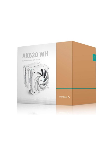 COOLER PARA PROCESADOR DEEPCOOL AK620 WHITE ( AK620-WHNNMT-G-1 )