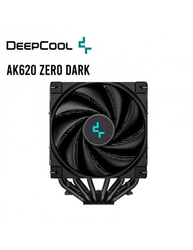 COOLER PARA PROCESADOR DEEPCOOL AK620 ZERO DARK ( R-AK620-BKNNMT-G-1 )