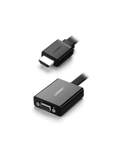 ADAPTADOR UGREEN HDMI A VGA C/ENTRADA DE AUDIO...