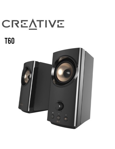 PARLANTE CREATIVE T60 2.0 30W/60W BLUETOOTH|...