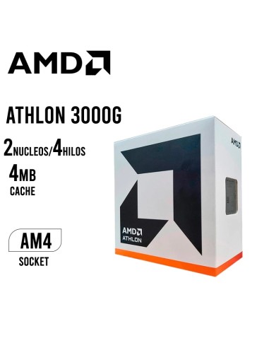 PROCESADOR AMD ATHLON 3000G 3.50GHZ - 4MB ( YD3000C6FHSBX ) AM4