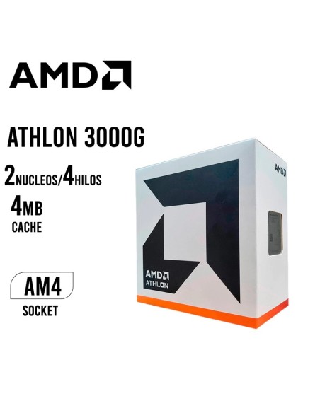 PROCESADOR AMD ATHLON 3000G 3.50GHZ - 4MB ( YD3000C6FHSBX ) AM4