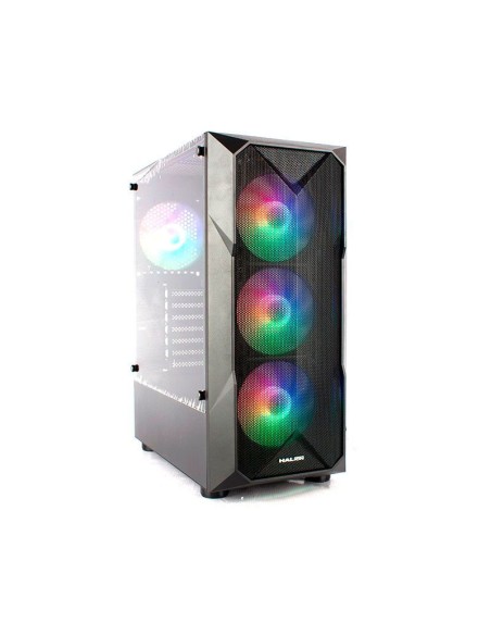 CASE GAMER HALION STUKA ( CR11 ) 500W | VIDRIO TEMPLADO | LED-RGB