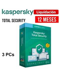 ANTIVIRUS KASPERSKY TOTAL SECURITY 3 PCS 12 MESES