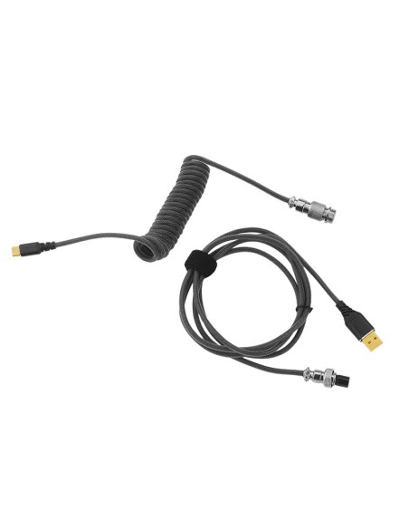 CABLE DE TECLADO REDRAGON USB-C EN ESPIRAL ( A115 BLACK )