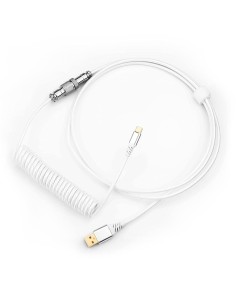 CABLE DE TECLADO REDRAGON USB-C EN ESPIRAL WHITE ( A115... 2