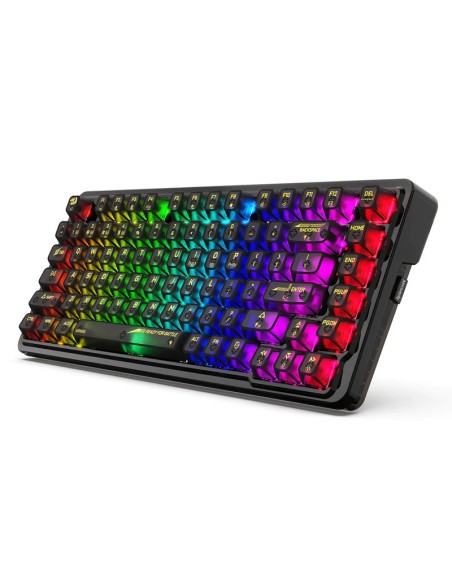 TECLADO GAMER REDRAGON ELF PRO ( K649CTB-RGB-PRO ) SWITCH CRYSTAL | WIRELESS - BT - USB | LED-RGB