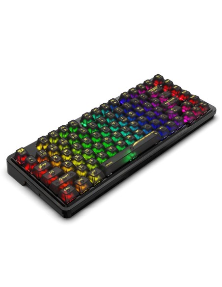 TECLADO GAMER REDRAGON ELF PRO ( K649CTB-RGB-PRO ) SWITCH CRYSTAL | WIRELESS - BT - USB | LED-RGB
