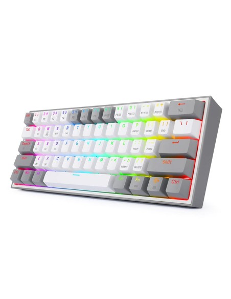 TECLADO GAMER REDRAGON FIZZ PRO ( K616-RGB WG-SP ) WIRELESS - BT  | SWITCH RED | LED-RGB