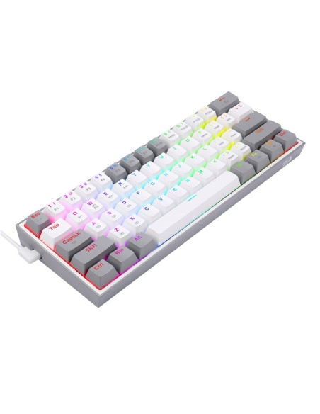 TECLADO GAMER REDRAGON FIZZ PRO ( K616-RGB WG-SP ) WIRELESS - BT  | SWITCH RED | LED-RGB