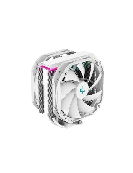 COOLER PARA PROCESADOR DEEPCOOL AS500 PLUS WHITE ( R-AS500-WHNLMP-G ) 2 FAN | AM4 | LGA 1700