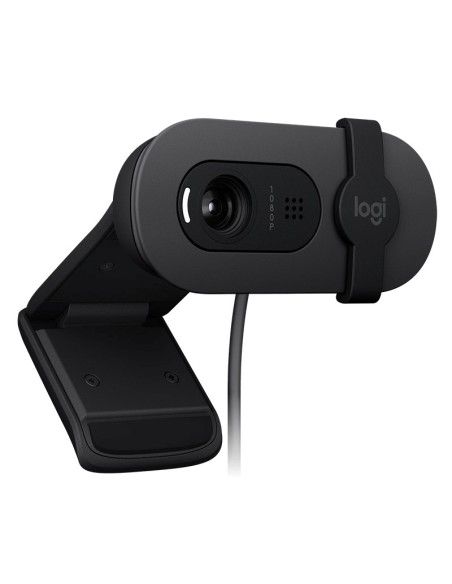 CAMARA WEB LOGITECH BRIO 100 GRAPHITE ( 960-001586 ) FHD 1080P - 30FPS