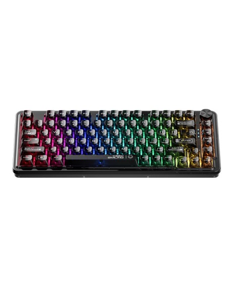 TECLADO GAMER MACHENIKE K500F RGB SWITCH OUTEMOU CRYSTAL USB (K500F-B81) BLACK