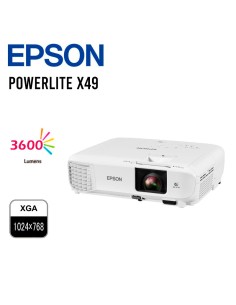 PROYECTOR EPSON POWER LITE X49 ( V11H982020 ) XGA...