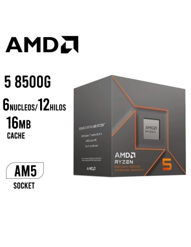 PROCESADOR AMD RYZEN 5 8500G 3.5GHZ - 16MB ( 100-100000931BOX ) AM5