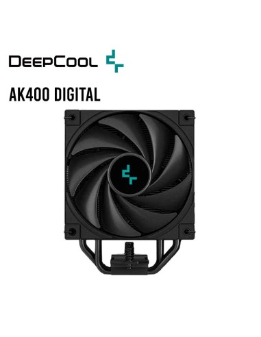 COOLER PARA PROCESADOR DEEPCOOL AK400 DIGITAL ( R-AK400-BKADMN-G ) LED-ARGB