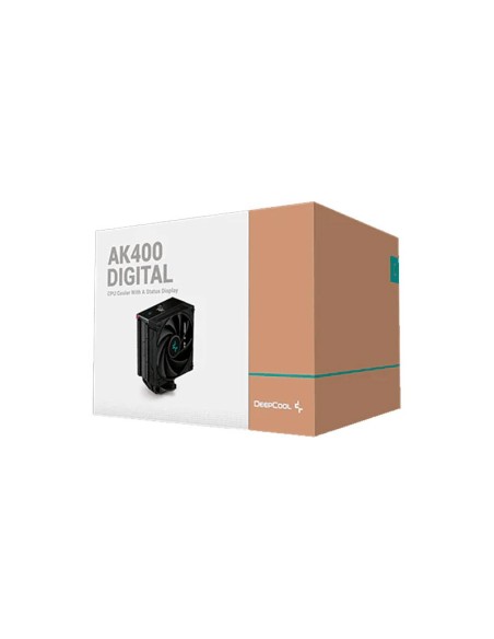 COOLER PARA PROCESADOR DEEPCOOL AK400 DIGITAL ( R-AK400-BKADMN-G ) LED-ARGB