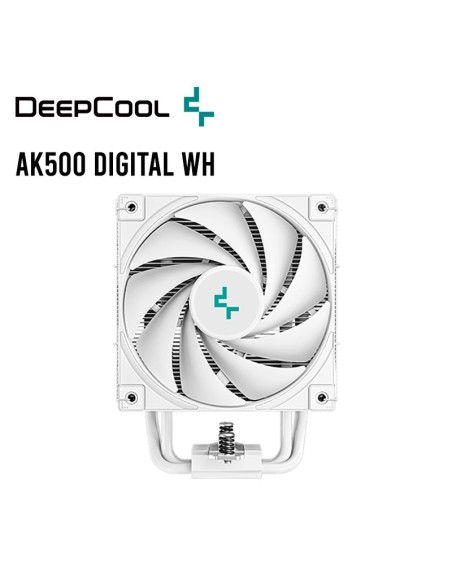 COOLER PARA PROCESADOR DEEPCOOL AK500 WHITE DIGITAL ( R-AK500-WHADMN-G ) LED-ARGB