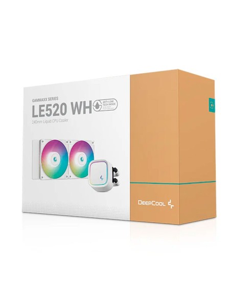 SISTEMA DE ENFRIAMIENTO LIQUIDO DEEP COOL LE520 WHITE ARGB ( R-LE520-WHAMMN-G-1 ) AM5 - LGA 1700 | LED-ARGB