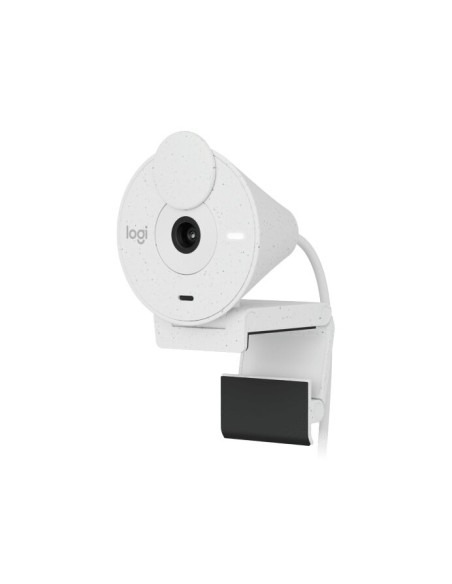 CAMARA WEB LOGITECH BRIO 300 WHITE ( 960-001440 ) FULL HD 1080P - 30FPS | USB-C