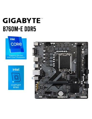 MAINBOARD GIGABYTE B760M-E DDR5 ( B760M E DDR5 ) LGA 1700