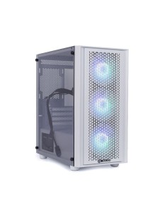 CASE GAMER HALION SCARLET 550W ( SCARLET WHITE ) VIDRIO... 2