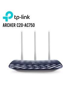 ROUTER INALAMBRICO TP-LINK ARCHER C20-AC750 DOBLE BANDA