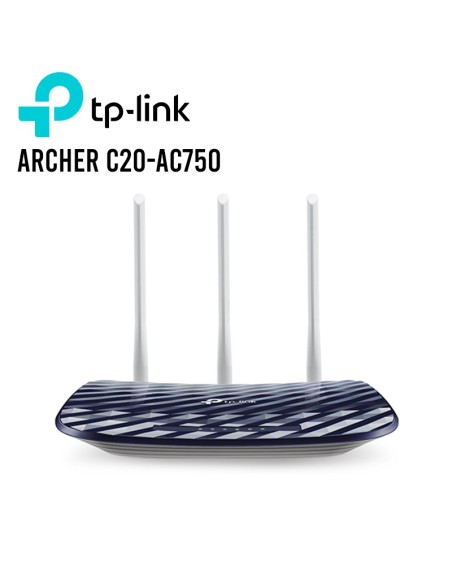 ROUTER INALAMBRICO TP-LINK ARCHER C20-AC750 DOBLE BANDA