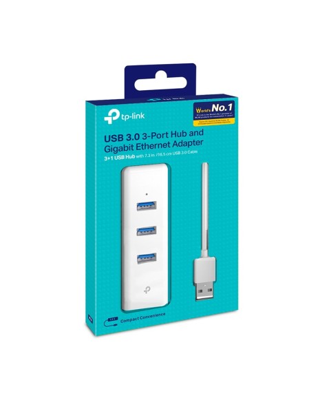 ADAPTADOR TP-LINK UE330 USB-RJ45 2 EN 1 3.0 GIGABIT