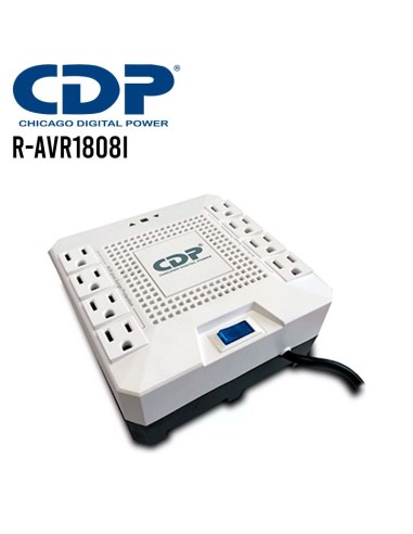ESTABILIZADOR CDP 8 TOMAS ( R-AVR1808I ) 1800VA/1000W