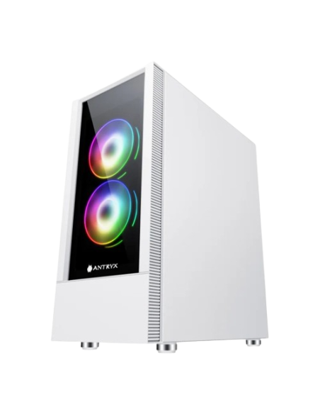 CASE ANTRYX RX 460 WHITE ( AC-RX460-WR1 ) S/FUENTE | VIDRIO TEMPLADO | LED-ARGB