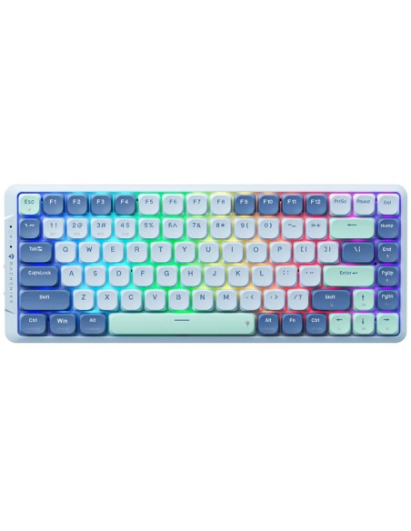 TECLADO GAMER MACHENIKE AIR50-B84 ( AIR50-B84W ) SWITCH RED | LED-RGB