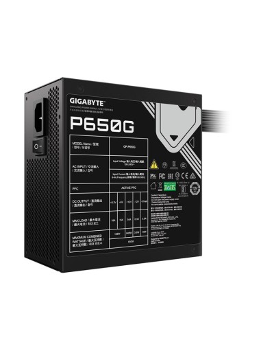 FUENTE DE PODER GIGABYTE 650W ( GP-P650G ) 80...